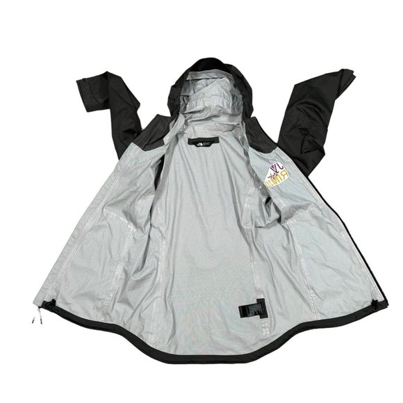 The North Face Women's Sz S Dry Vent Rain Jacket Gray Zip Up Windbreaker - Picture 8 of 13